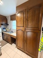 Berging kasten met spoelbak, oven en ijskast, Enlèvement, Utilisé, Bois, Autres types