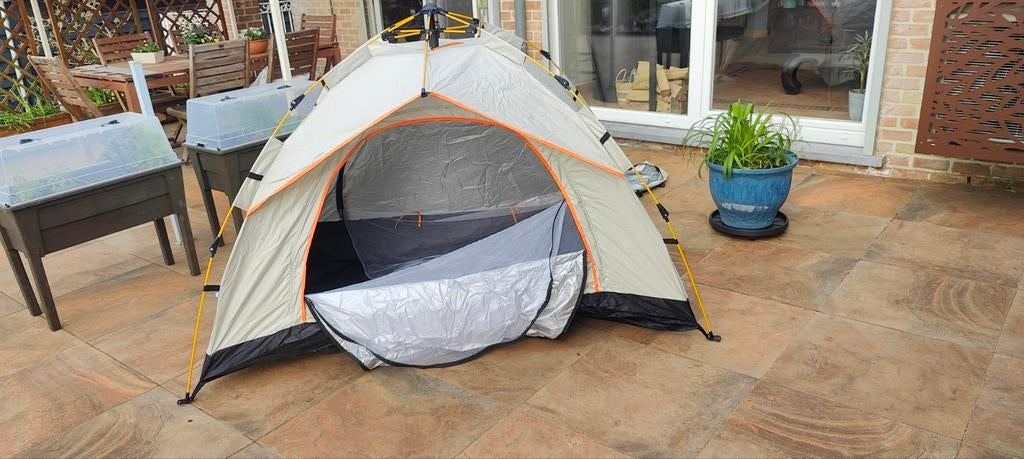 Tente automatique 2-3 personnes – montage en 5 secondes, Caravanes & Camping, Enlèvement ou Envoi