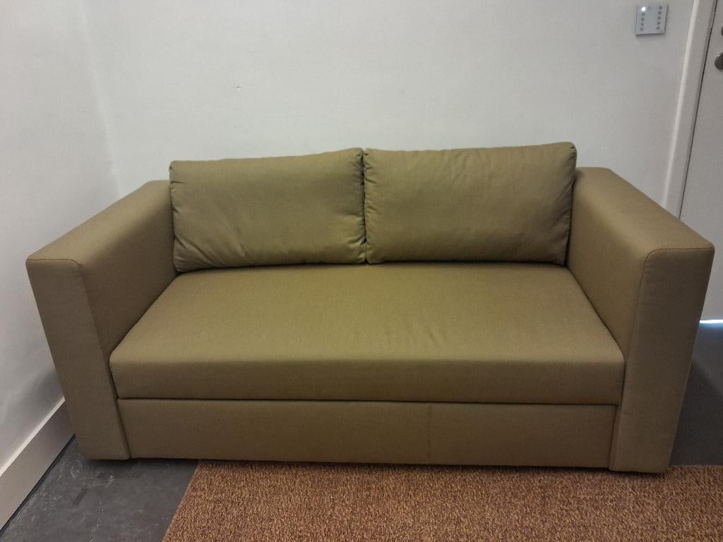 SKÖNABÄCK 2-zits slaapbank, Huis en Inrichting, Zetels | Zetels, Ophalen, Gebruikt, Overige maten, Rechte bank