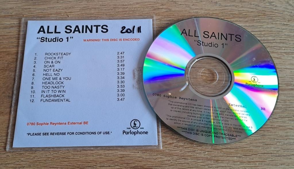All Saints - Studio 1 Exclusive, Cd's en Dvd's, Ophalen of Verzenden, 2010 - 2019, Gebruikt