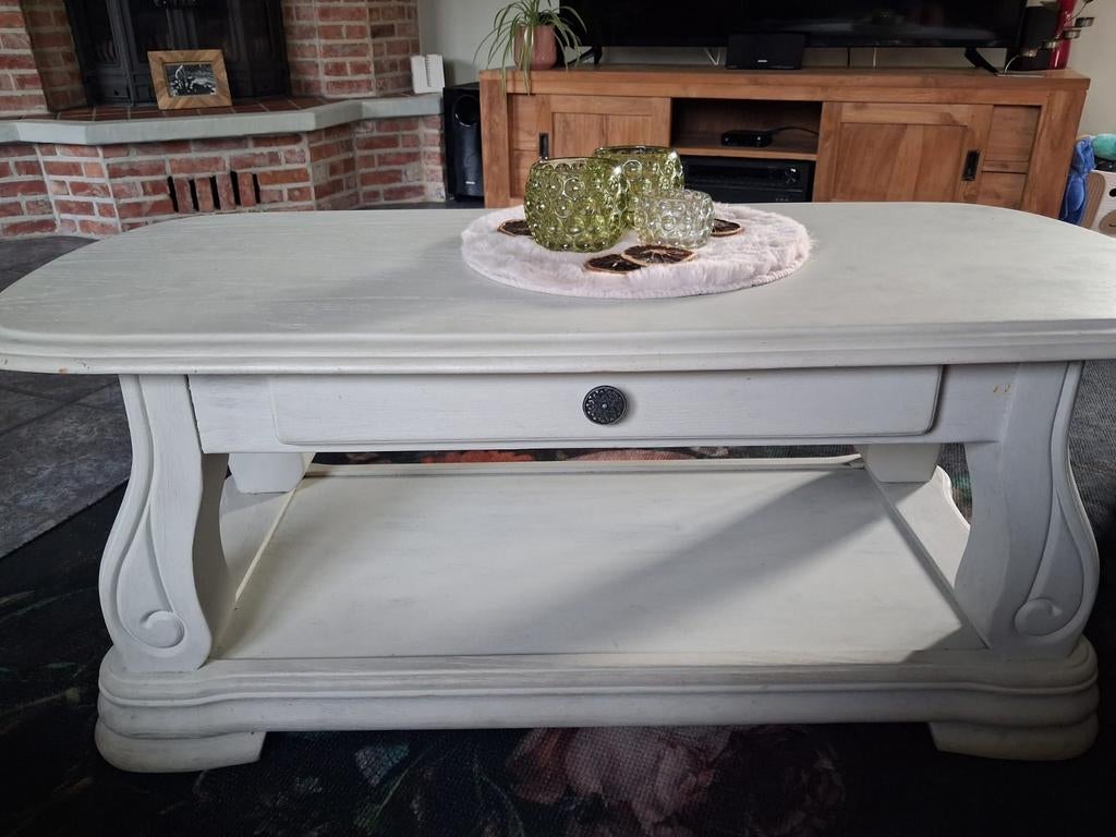 Houten salontafel, Ophalen