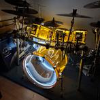 Pearl crystal beat acryl drumstel in led uitvoering in zgst, Ophalen, Zo goed als nieuw