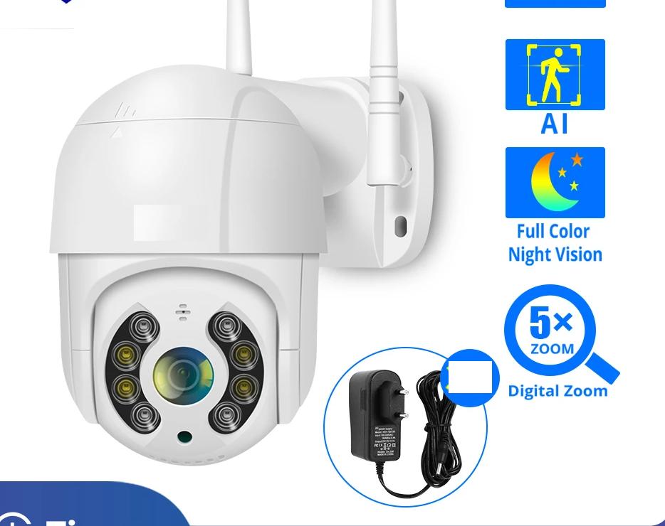 PROMO WIFI HD PTZ IP-bewakingscamera voor buiten