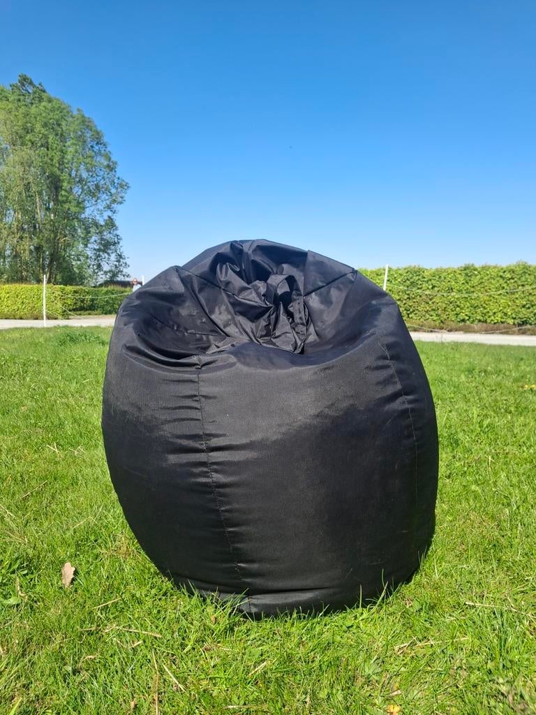 Zitzak/ poef zwart, Huis en Inrichting, Zitzakken, Ophalen