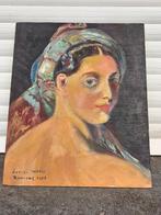 Huile sur panneau après Ingres signe Tony reniers, Ophalen of Verzenden