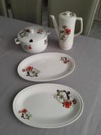 Boch 4 Pièces de service motif fleuri Bon État, Enlèvement ou Envoi