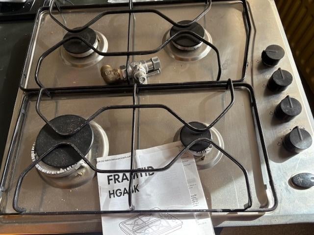 Gasvuur voor inbouw, Elektronische apparatuur, Ophalen, Zo goed als nieuw, Inbouw, Gas
