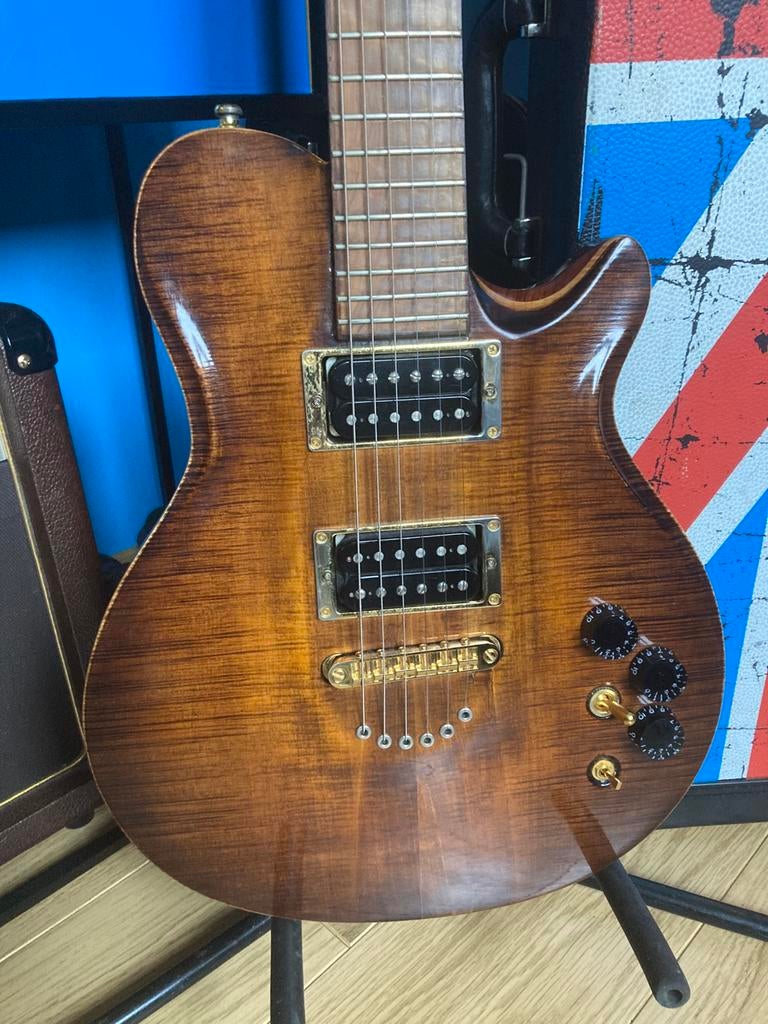 Guitare électrique de luthier, Muziek en Instrumenten, Snaarinstrumenten | Gitaren | Elektrisch, Ophalen, Gebruikt, Semi-solid body