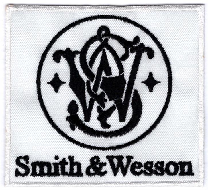 Smith Wesson stoffen opstrijk patch embleem #1, Verzamelen, Kleding en Patronen, Nieuw, Verzenden
