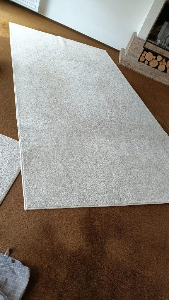 Tapis en laine, 200 cm ou plus, 200 cm ou plus, Beige, Comme neuf