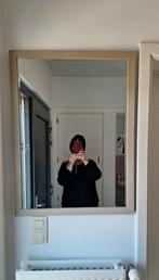 2 grote spiegels met licht kleur hout rondom, Huis en Inrichting, Woonaccessoires | Spiegels, Ophalen, Zo goed als nieuw