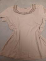 Mokka t shirt 46 Damart, Kleding | Dames, Verzenden, Beige, Maat 46/48 (XL) of groter, Zo goed als nieuw