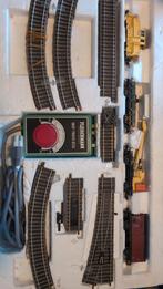 Fleischmann 6306 met Gele Dieselloc – Originele Doos – H0, Analogique, Fleischmann, Enlèvement, Utilisé