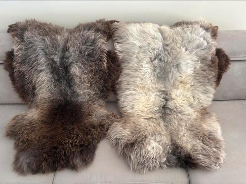 Prachtige, echte Heidschnucke schapenvachten XXL  130x75, Huis en Inrichting, Woonaccessoires | Plaids en Woondekens, Nieuw, Ophalen of Verzenden