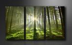 Nieuw * 3 Luik Canvas Schilderij Green Forest 90x160cm, Huis en Inrichting, Nieuw, 125 cm of meer, Ophalen of Verzenden, Schilderij