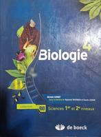 biologie 4e-sciences de base et sciences generales, Livres, Livres scolaires, Comme neuf, Biologie, Enlèvement ou Envoi