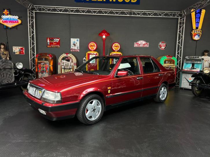 Lancia Thema, Auto's, Lancia, Bedrijf, Te koop, Thema, Benzine, 4 deurs, Handgeschakeld, Rood, Zwart, Ophalen