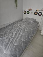 Bed 90x200 auping bedbodem + matras, 90 cm, Une personne, Enlèvement, Utilisé