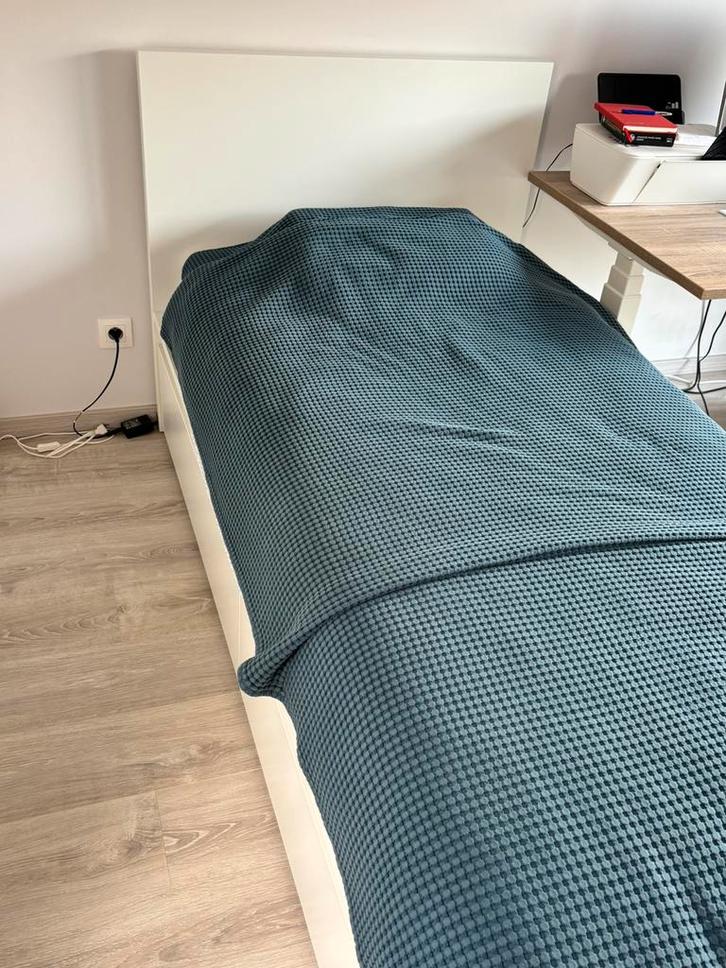 Ikea malm bed met lades 90 cm, Huis en Inrichting, Slaapkamer | Bedden, Zo goed als nieuw, 90 cm, Ophalen