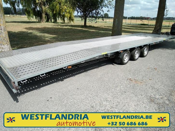 Autotransporter voor 2 voertuigen, December 2024, Auto's, Bestelwagens en Lichte vracht, Bedrijf, Te koop, LED verlichting, Fiat