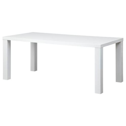 Table à manger rectangulaire blanche Ikea, Huis en Inrichting, Tafels | Eettafels, Gebruikt, 50 tot 100 cm, 150 tot 200 cm, Vijf personen of meer