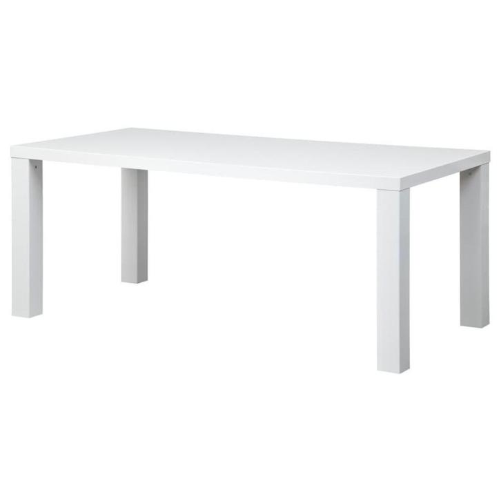 Table à manger rectangulaire blanche Ikea, Maison & Meubles, Tables | Tables à manger, Utilisé, 50 à 100 cm, 150 à 200 cm, Cinq personnes ou plus