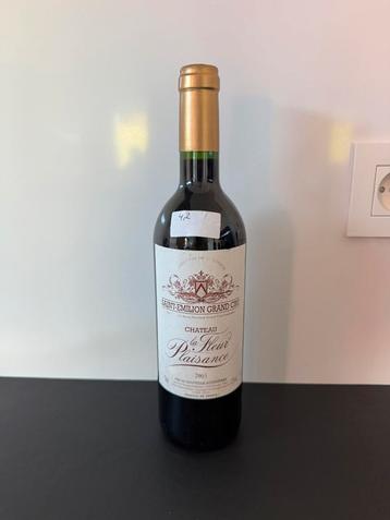 Chateau La Fleur Plaisance - Saint-Emilion Grand Cru 2003 beschikbaar voor biedingen
