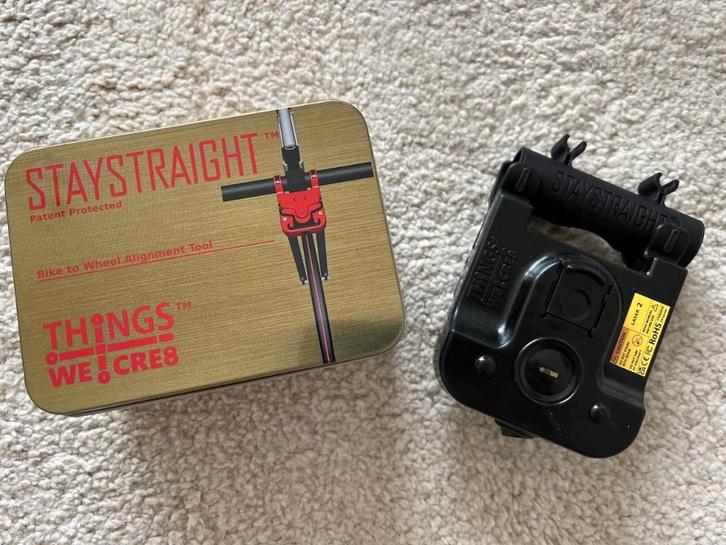 ThingsWeCre8 STAYSTRAIGHT bicycle handlebar alignment tool, Vélos & Vélomoteurs, Accessoires vélo | Outils de vélo, Neuf, Enlèvement ou Envoi