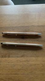 Set Vintage Cross Pen x 2 stuks gevuld met 10k en 14k goud, Ophalen of Verzenden, Gebruikt, Vulpen, Cross