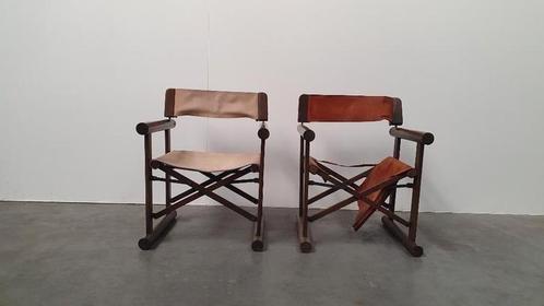OCA brasil tuigleer folding chairs vintage 60s palissander, Antiek en Kunst, Kunst | Designobjecten, Ophalen