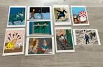Tintin 9 cartes Postales neuves, Non affranchie