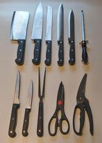 Keukengereedschap, Zwaar metaal, Weinig gebruikt, 11 Stuks., Ophalen of Verzenden, Zo goed als nieuw