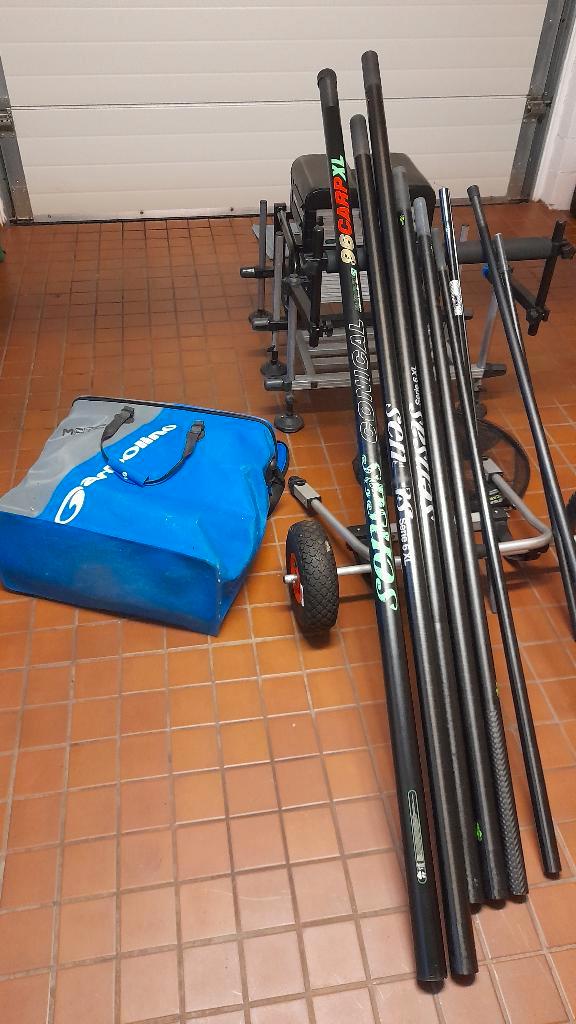 visgerief compleet, Watersport en Boten, Hengelsport | Algemeen, Gebruikt, Overige typen, Ophalen