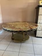 Marmeren salontafel, Huis en Inrichting, Tafels | Salontafels, Ophalen, Gebruikt