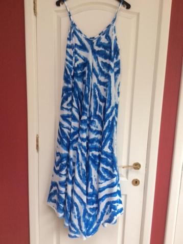Te koop jurk maat L, Kleding | Dames, Jurken, Blauw, Maat 42/44 (L), Nieuw, Ophalen of Verzenden