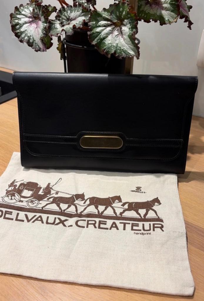 Delvaux pochette, Bijoux, Sacs & Beauté, Sacs | Sacs Femme, Comme neuf, Sac de soirée, Noir, Enlèvement ou Envoi