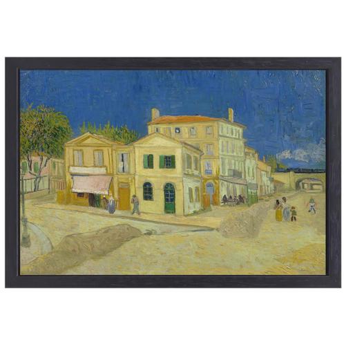La Maison jaune - toile Vincent van Gogh +, Antiquités & Art, Art | Peinture | Classique, Envoi