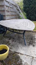 Table+6 chaises 100 % teck FSC + alu 160x160, Jardin & Terrasse, Tables de jardin, Comme neuf, Enlèvement, Bois de teck