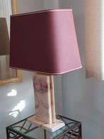 Lampe salon marbre, Maison & Meubles, Enlèvement, Comme neuf, Autres matériaux, Moins de 100 cm