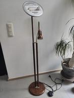 Vloerlamp met leeslamp met dimmer, Huis en Inrichting, Lampen | Vloerlampen, Ophalen, Gebruikt, Metaal, 150 tot 200 cm