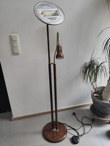 Lampadaire avec lampe de lecture avec variateur, Enlèvement, Utilisé, Métal, 150 à 200 cm