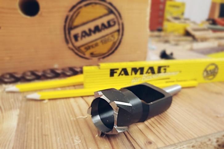 Proppenboren FAMAG topkwaliteit, Doe-het-zelf en Bouw, Gereedschap | Boormachines, Nieuw, Boormachine, Ophalen of Verzenden