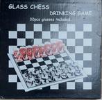 Glazen drankspel - schaken, Een of twee spelers, Ophalen, Nieuw