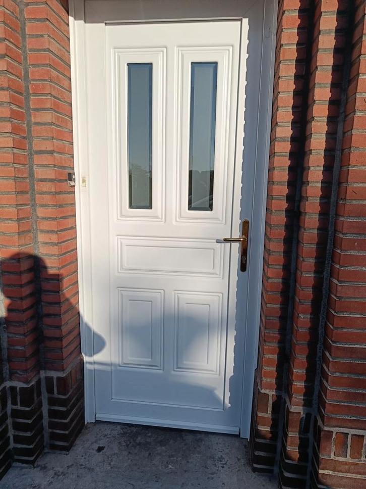 PVC voordeur, Doe-het-zelf en Bouw, Deuren en Vliegenramen, Gebruikt, Ophalen