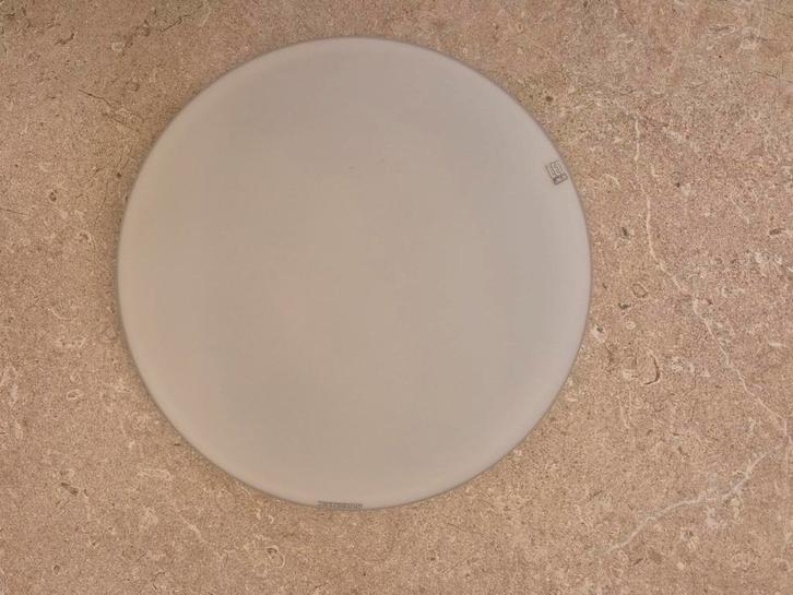 STEINEL Led Sensorlamp, glas, diameter 27 cm, 240 Volt,, Huis en Inrichting, Lampen | Plafondlampen, Gebruikt, Glas, Metaal, Ophalen