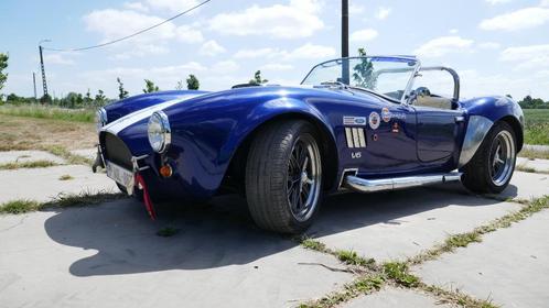 AC Cobra, Auto's, Oldtimers, Particulier, Metaalkleur, Sportstoelen, AC, Benzine, Cabriolet, 2 deurs, Handgeschakeld, Blauw, Beige