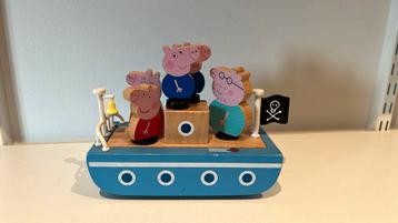 Peppa pig rijdende