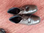 lederen herenschoenen met veters, maat 40, Bruin, Ophalen of Verzenden, Zo goed als nieuw, Veterschoenen