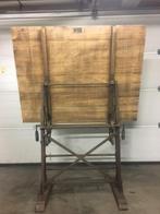 Industriële tekentafel in massief hout, Dessins techniques