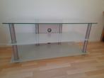 Glazen tv meubel ,nieuwstaat, Enlèvement